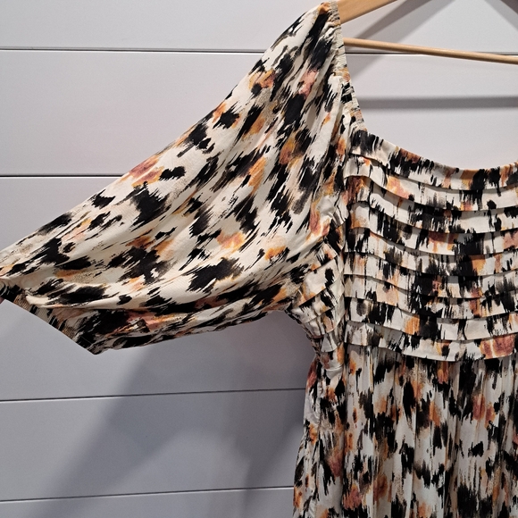 NWT Torrid Pintuck Bodice Peasant Sleeve Cottagecore Boho Midi Dress Plus-size 2 - Picture 6 of 16